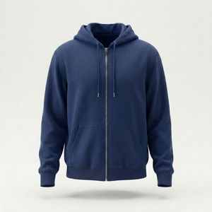 Sweat-shirt unisexe à capuche zippé en polaire douce, personnalisable, pour usage quotidien décontracté - Product Image 1