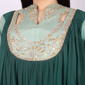Ropa de moda étnica premium para mujer, conjunto de 2 piezas, doble tono con trabajo Gotta, colección elegante para mujer - Product Image 5