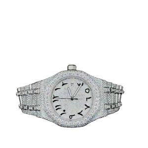 Montres à Quartz de Luxe en Acier Inoxydable Nouvelle Arrivée Marque Iced Out Haute Qualité Hip Hop Hommes Moissanite Diamant AP Montre-Bracelet - Product Image 3