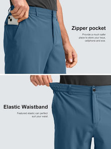 Pantalones Cortos de Golf para Hombre, Elásticos, Transpirables, Ecológicos, de Secado Rápido, Ligeros, Casuales, de Alta Calidad, Hasta la Rodilla - Product Image 3