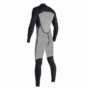 Men's Full Body Neoprene <b>Wetsuit</b> Long Sleeve 3.0mm Back Zip Waterproof All Seasons Swimwear Crew Neck Design Swimming Suit - Product Image 4