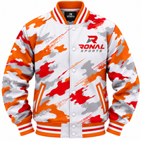 Veste de baseball pour homme sur mesure de haute qualité, coupe ajustée, design formel d'hiver, manches en cuir, respirante