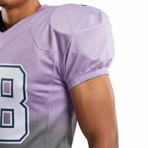 Fabrication d'uniformes de football américains en polyester de qualité supérieure 100% avec un design de sublimation personnalisé. - Product Image 6