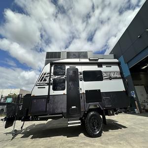 Caravane pliante légère et moderne de type mini tout-terrain 4x4, conforme aux normes australiennes, en acier inoxydable, avec éclairage LED - Product Image 5