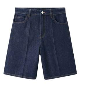 Shorts en jean taille haute pour femme, personnalisables en gros, de haute qualité, respirants, écologiques, style Y2K streetwear, unis, décontractés, été, sur mesure - Product Image 1