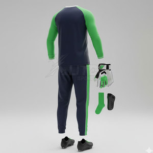 Ensemble de gardien de but de niveau compétitif pour équipe de football avec matériau respirant pour une utilisation durable - Product Image 2