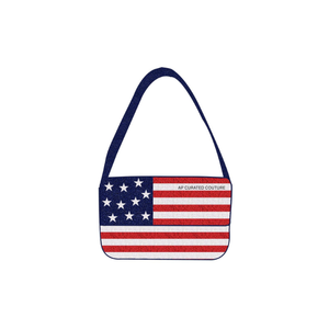 Bolsos de Hombro con Cuentas para el 4 de Julio, Bolsos de Hombro con Cuentas Personalizados, Bolsos Hechos a Mano, Bolsos de Hombro con Cuentas Bordadas a Mano - Product Image 6