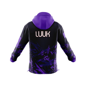 Vestes coupe-vent unisexes personnalisées à capuche, style streetwear printemps, fermeture éclair, écologiques, imperméables, 100% nylon - Product Image 2