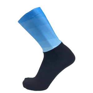 Custom Performance Athletic Crew <b>Socks</b> Colorblock Striped Cushioned Arch Support Sports <b>Socks</b> Wholesale Bulk - Product Image 4