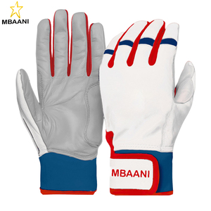 <b>Baseball</b> Batting Gloves, Padding in the Palm and Fingers Helps to Absorb the Shock of the <b>Bat</b> Hitting the Ball - Product Image 3