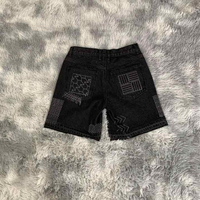 Novedad: Pantalones Cortos de Mezclilla Casuales para Hombre, 100% Algodón, Diseño Único Chrome Heart, Ecológicos, Impermeables, Estilo Urbano