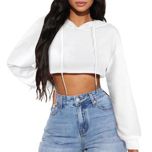 Sudadera Corta Deportiva Personalizada 2026 para Mujer, Sudadera de Moda Urbana / Sudadera de Yoga para Mujer OEM - Product Image 1