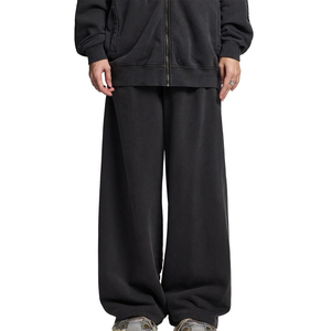 กางเกงสเวตเตอร์ผู้ชายผู้หญิงเอวยางยืดมีเชือกผูกขาทรงหลวมแบบปรับแต่งได้ - Product Image 3