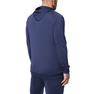 Survêtements d'automne pour hommes coupe classique, personnalisables avec logo, vêtements de sport respirants 100 % coton, poches imprimées, à capuche, pour l'entraînement – Vente chaude - Product Image 2