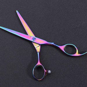 Outils de coupe de cheveux professionnels en acier inoxydable pour salon, ciseaux droits, rasoir, peigne pour la coupe de cheveux, outils de beauté - Product Image 3