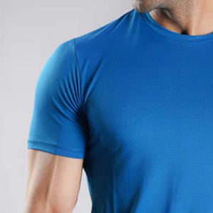 Camiseta Deportiva Casual para Hombre, Tallas Grandes, de Alta Calidad, en Blanco, Transpirable, de Algodón, Colores Personalizados, Venta al Por Mayor - Product Image 2