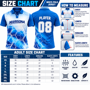 Camiseta de Entrenamiento de Cricket Sublimada Personalizada, Polo de Secado Rápido, Top de Práctica de Equipo Personalizado, Ropa Deportiva Ligera para Academia - Product Image 5