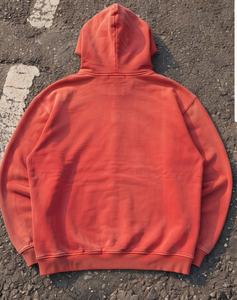 Conjunto de Sudadera y Pantalones Deportivos Holgados con Bordado Desgastado Lavable, Cremallera Resistente, 450 Gsm, Unisex - Product Image 4