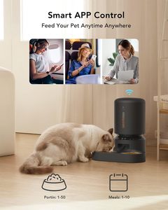 Distributeur automatique de nourriture pour animaux de compagnie PETLIBRO avec WiFi 5G, contrôle par application mobile, stockage de nourriture de 5 L et distributeur de nourriture sèche - Product Image 6