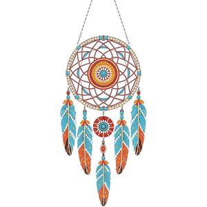 Atrapasueños de Diamantes, Kit DIY, Decoración para Pared o Ventana del Hogar, Manualidades Hechas a Mano, Decoración para Habitaciones, Arte Colgante para el Hogar u Oficina - Product Image 1