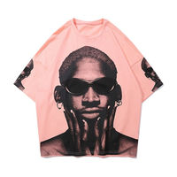 T-shirt Homme Nouvelle Collection Tendance Coupe Oversize en Polyester/Coton avec Logo Personnalisé Impression Sérigraphique Séchage Rapide Écologique DTF/DTG Nouveauté