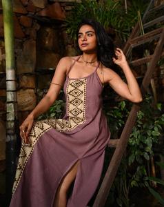 Vestido Maxi Bohemio de Algodón para Mujer 2026, Sin Mangas, Estampado Étnico Tribal, Vestido Largo para Vacaciones de Verano en la Playa - Product Image 1
