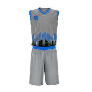 Nouvel ensemble uniforme d'été unisexe grande taille en polyester 100% à séchage rapide, personnalisable, pour entraînement de basketball (maillot sans manches et short) - Vente en gros - Product Image 5