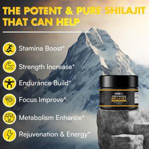100% Original Himalayan Shilajit Resin with 82%+ Fulvic Acid & Trace Minerals for Enhance Stamina & Physical Performance for Men - Product Image 2