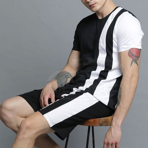 Customized Logo Online Sale <b>Men</b> <b>Summer</b> T-<b>Shirt</b> Set Plus Size Fashion Wear <b>Men</b> <b>Summer</b> T-<b>Shirt</b> Set - Product Image 5