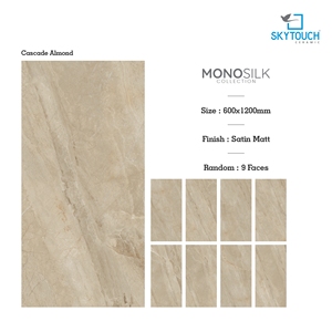 Azulejos de Baño Antibacterianos, Resistentes al Desgaste y Antideslizantes de 600x1200mm, Acabado Mate de Porcelana Moderna con Textura de 10mm - Product Image 3