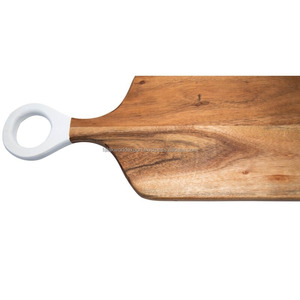 Tabla de cortar de bambú de Acacia Natural 100% de la mejor calidad, tabla de cortar de último diseño para cocina de Falak World Export - Product Image 5