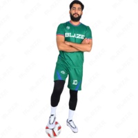 Ensemble de combinaison de football 100% en polyester avec logo personnalisé T-Shirt de club de joueurs de football thaïlandais de haute qualité Maillot de football unisexe de service OEM