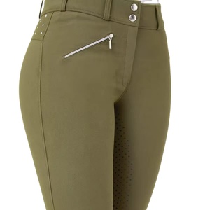 Pantalons d'équitation taille haute, jodhpurs équestres avec grip en silicone intégral, disponibles dans toutes les couleurs, jodhpurs et culottes d'équitation pour femmes - Product Image 6