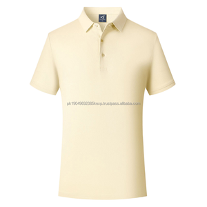 Nouveau Polo Homme Populaire 100% Coton Respirant à Manches Courtes en Maille Imprimé Décontracté Coupe Ample pour le Golf - Product Image 1