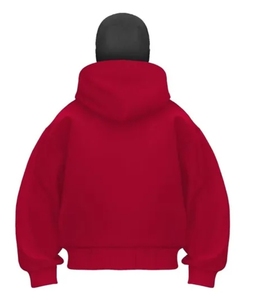 Sudadera con Capucha Estilo Ninja de Algodón Grueso con Cierre, Unisex, con Servicio de Bordado Personalizado para Ropa de Moda y Uniformes Empresariales - Product Image 2