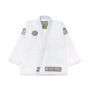 ชุดยิวยิตสูบราซิล BJJ สำหรับผู้ใหญ่ RTS คุณภาพสูง 400 GSM สีขาว ผ้าฝ้าย 100% ยืดหยุ่น ทนทาน แห้งเร็ว ชุดยิวยิตสูแบบสั่งทำพิเศษ - Product Image 1
