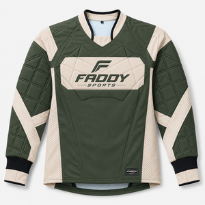 Maillot de paintball professionnel personnalisé, chemise tactique rembourrée, respirante, à manches longues, en mesh sublimé, uniforme sportif d'équipe - Product Image 1