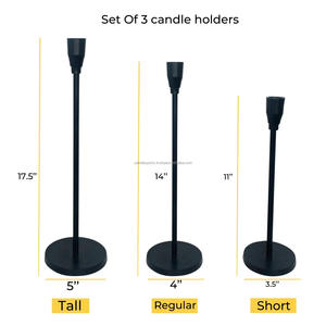 Candelabro de Hierro Forjado, Elegante Portavelas para Decoración del Hogar y Hoteles, Suministro Directo de Fábrica - Product Image 3