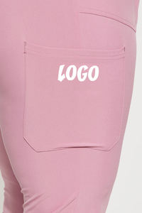 OEM Wholesale Custom Women's <b>Doctors</b> Hospital Scrub <b>Sets</b> with Custom Logo Canvas Fabric All Season Nurse Uniforms - Product Image 4