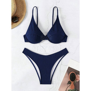 Créez votre propre logo sur des ensembles de bikinis pour femmes, des tenues de sport pour femmes, des ensembles de bikinis pour femmes de style nouveau, en vente. - Product Image 3