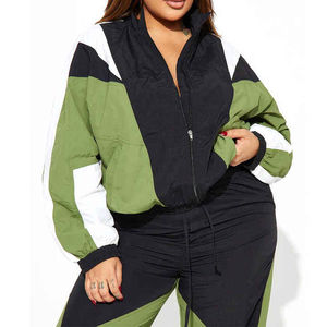 High Quality Custom Made Women Waterproof Windbreaker Tracksuit Hot Sale Multi Color Breathable Printed Memory Fabric - Product Image 5