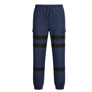 Pantalon de travail industriel léger, classe 2 ANSI, imperméable, tissu résistant pour l'utilisation sur le terrain de la fabrication, bas de pantalon extensible - Product Image 1