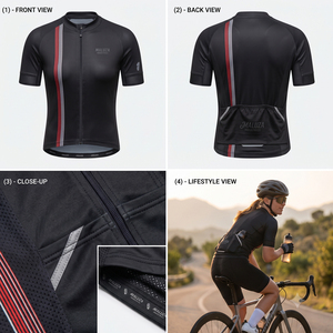 Maillot de Ciclismo MTB Personalizado para Hombre, Anti-UV, Transpirable, Ligero, de Secado Rápido, para Descenso, con Estampado por Sublimación, Venta al Por Mayor OEM - Product Image 5