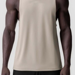 เสื้อกล้ามผู้ชายแบบ Wide Cut ทนทาน ชายเสื้อผ่าข้าง เหมาะสำหรับเล่นกีฬา - Product Image 5