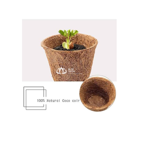 กระถางใยมะพร้าวย่อยสลายได้แบบใหม่ สำหรับเพาะต้นกล้าและส่งออกขายส่ง - Product Image 1