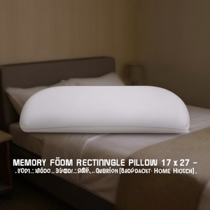 Memory Foam Rectangle <b>Pillow</b> 17x27 Inch-Soft Quality Bedding Cushion for Home Hotel - Product Image 3