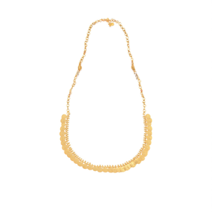 Traditional Kasumalai Regular Gold Plated Women's Wedding Necklace and Earring Set - Product Image 2