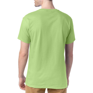 Wholesale Custom Cotton Men's T Shirt Fruit Green Mens Polo Shirts Cotton <b>Plain</b> High Quality T Shirt for Men Print Logo - Product Image 2