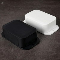 Boîtier de contrôle électronique mural étanche IP54 en ABS OEM, modèle AK-W-66 124x67x34mm