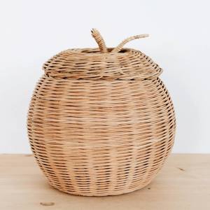 <b>Rattan</b> <b>storage</b> basket fruit shape designs low price bin baskets baby room organizer & decoration - Product Image 3